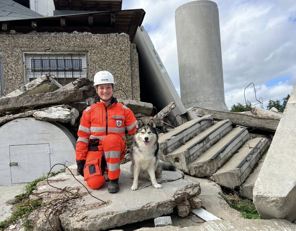 Ayla Wenzel mit Sparky